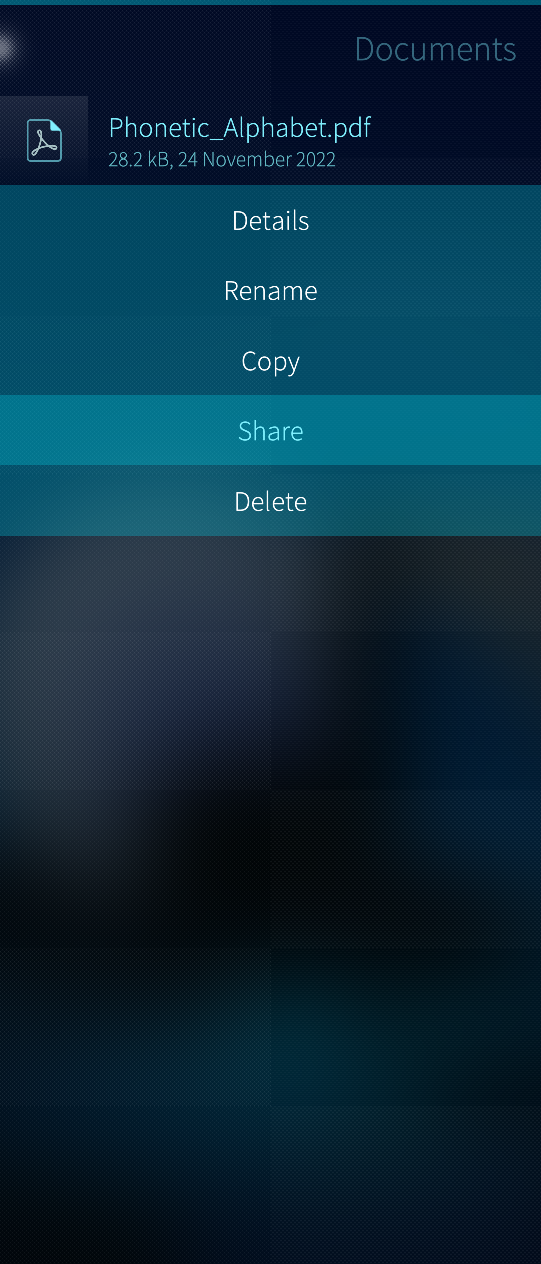 Share a file